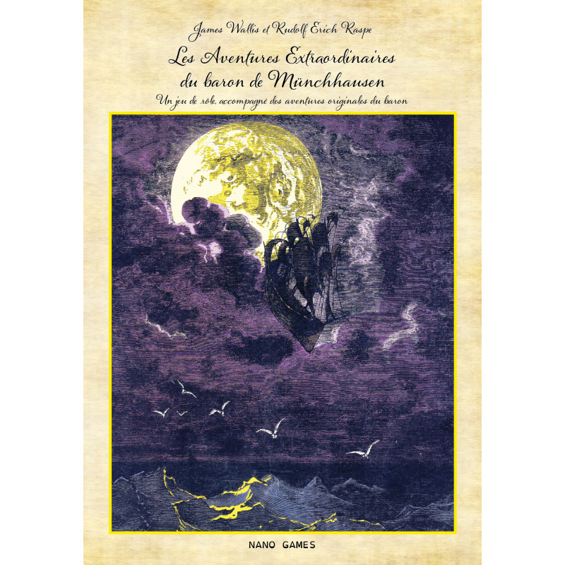 Couverture de Les aventures extraordinaires du baron de Münchhausen V1