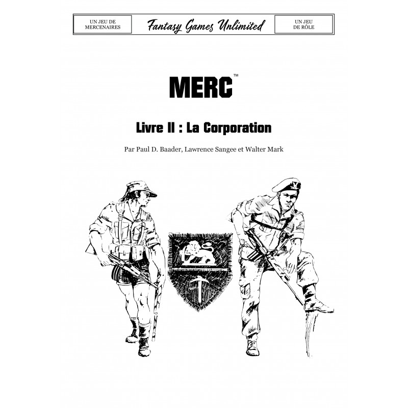 Couverture de Merc II - La Corporation - PDF