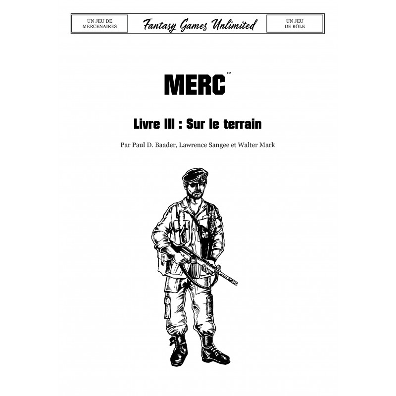 Couverture de Merc III - Sur le terrain - PDF